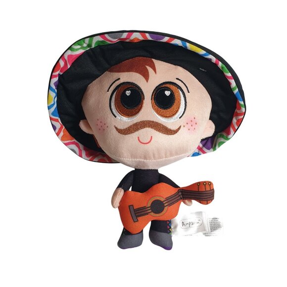 Mariachi Fiesta Amparin Plush Guitar Player Doll Multicolor Polyester Toy Mexico - Picture 1 of 6